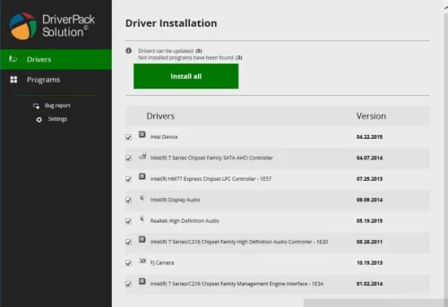 تحميل اسطوانة التعريفات درايفر باك 17 Driver Pack Solution مضغوطة